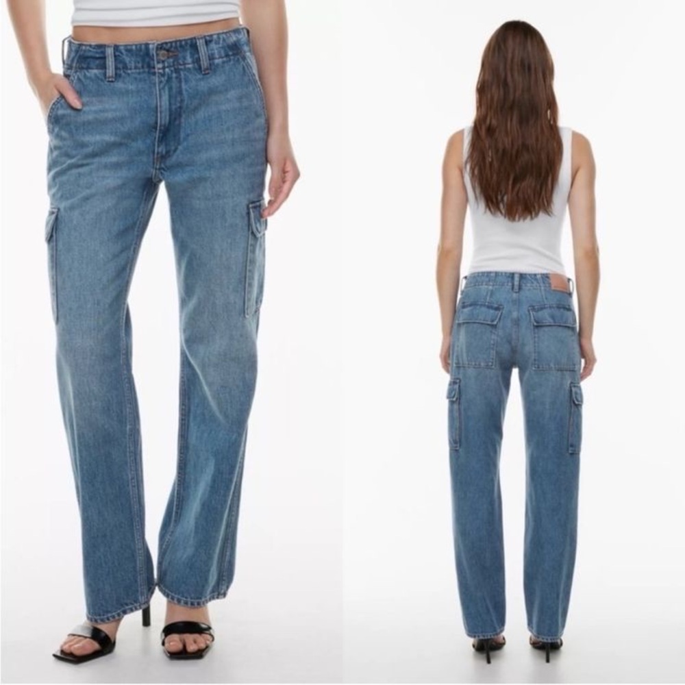 Aritzia NWT The 90’s Edie Lo-Rise Cargo Jeans